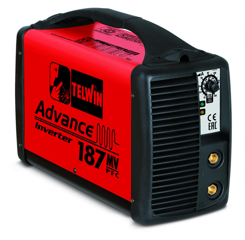 Аппарат сварочный Advance 187 MV/PFC, 150 А, инверторный TELWIN 852047